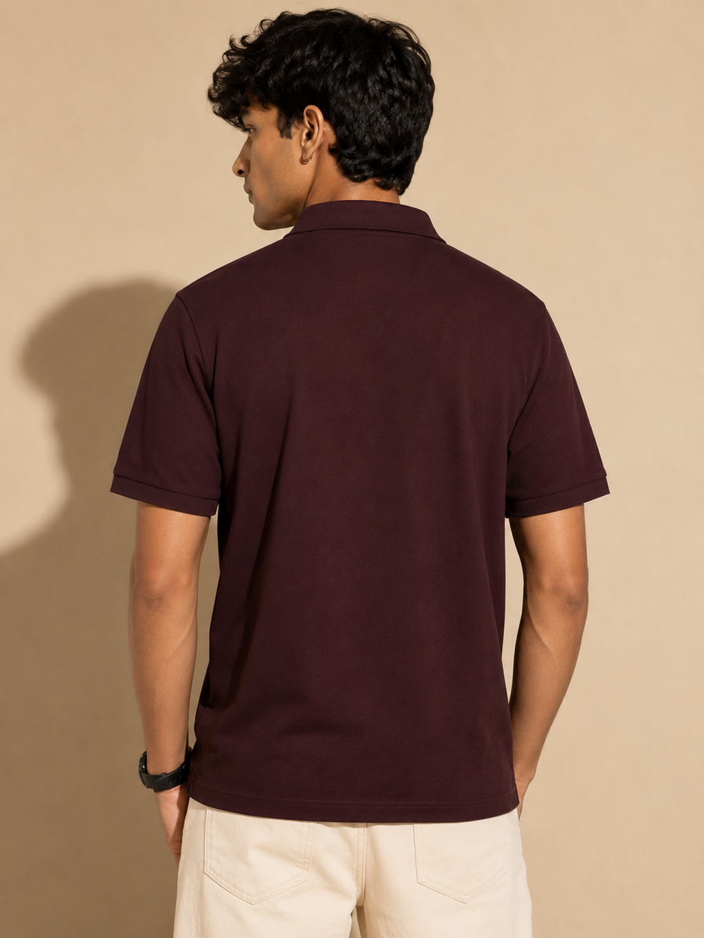 Midnight Bloom Polo T-Shirt