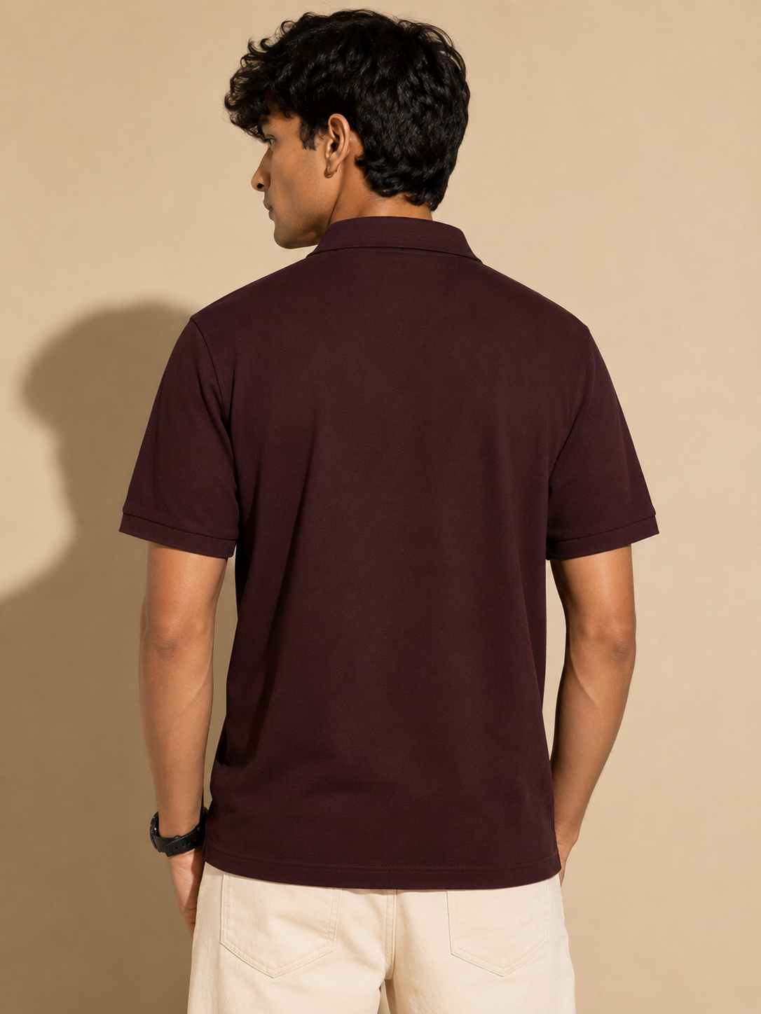 Midnight Bloom Polo T-Shirt