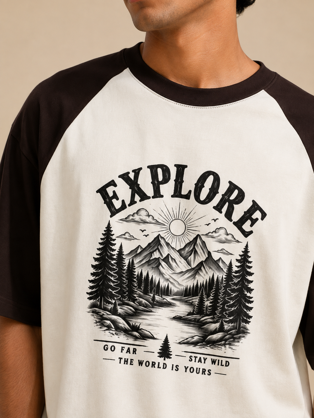 Explore Adventure Raglan T-Shirt