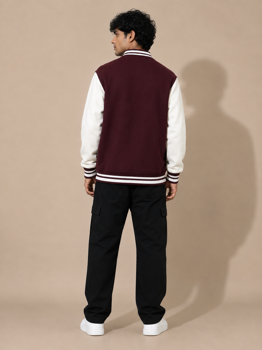 Classic Maroon Varsity Jacket