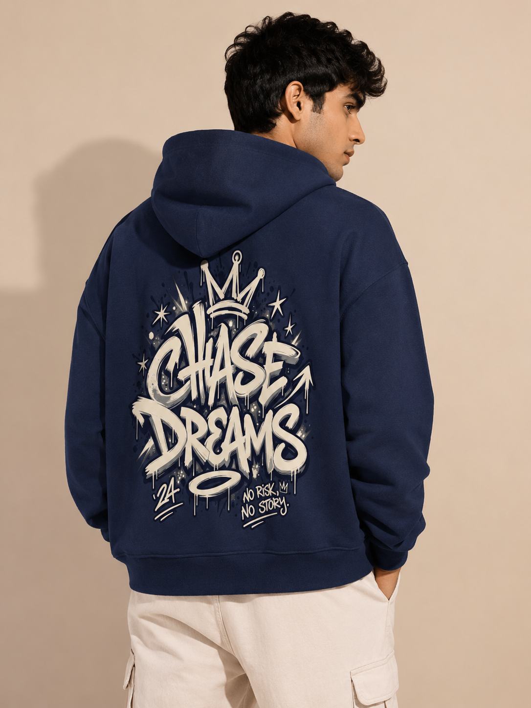 Chase Dreams Graphic Pullover Hoodie