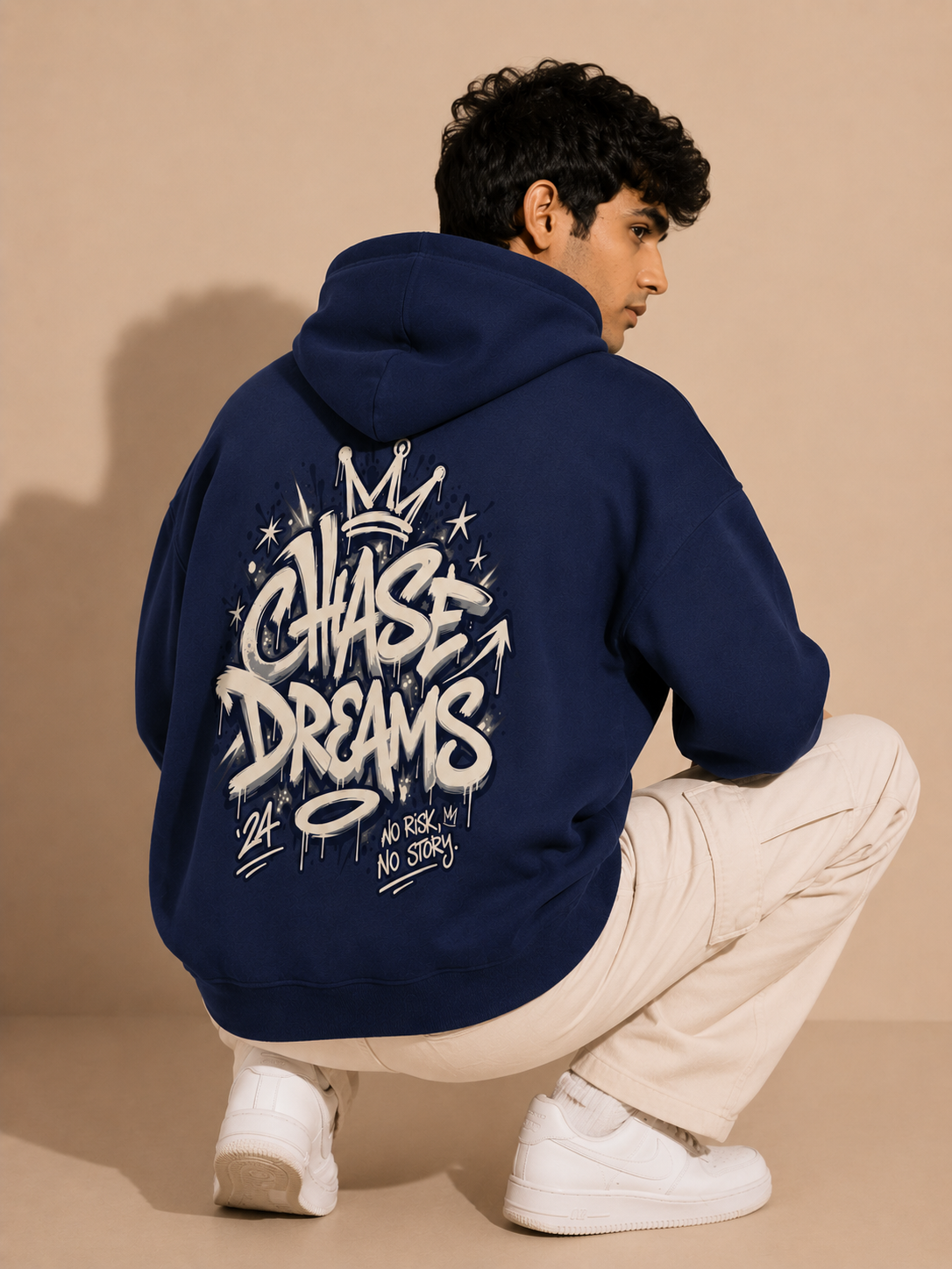 Chase Dreams Graphic Pullover Hoodie