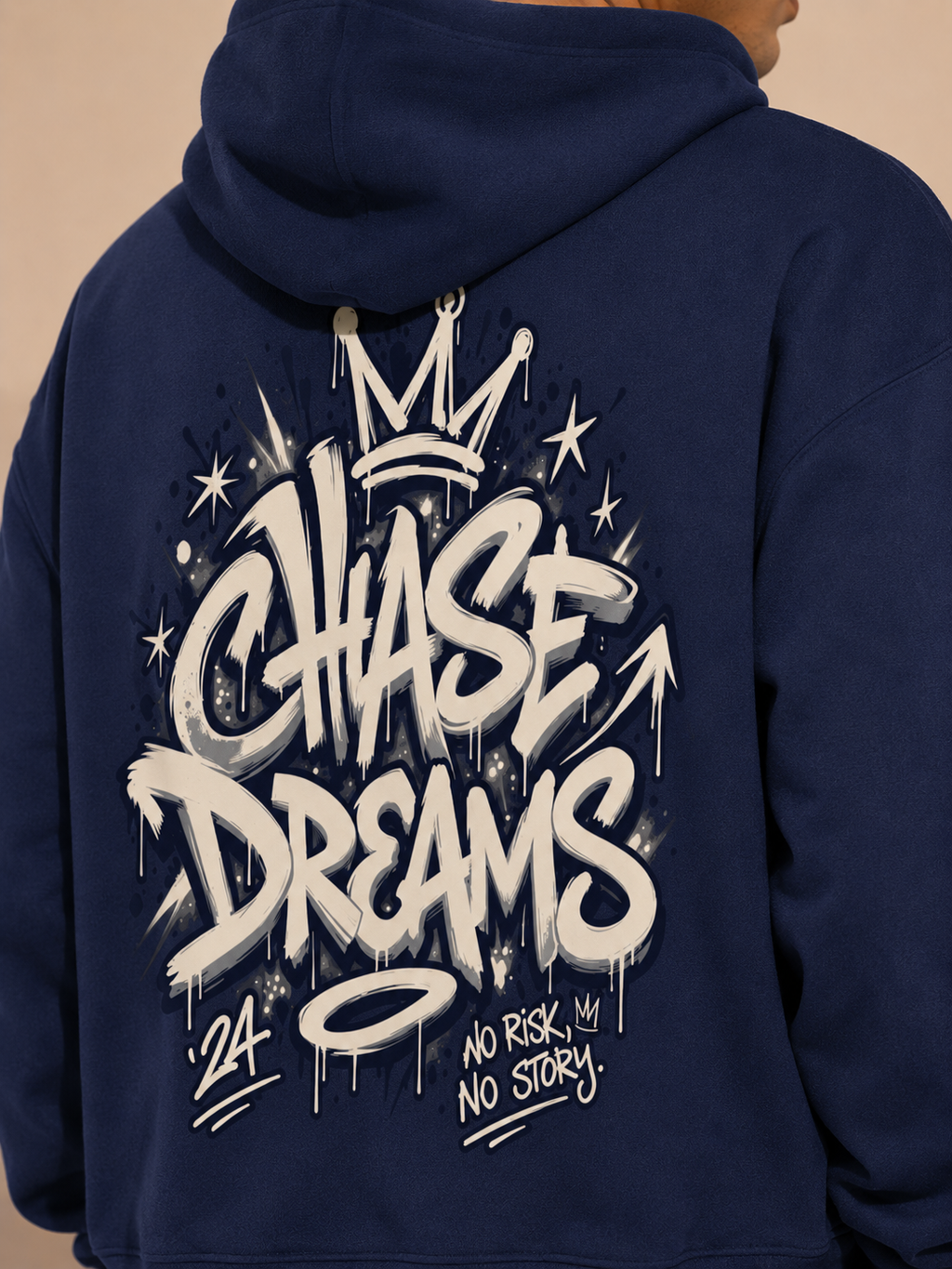 Chase Dreams Graphic Pullover Hoodie