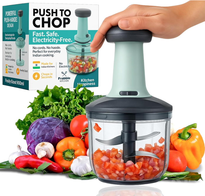 Easy Vegetables Cutter 1000ml (Onion, Tamato, Garlic, Chillies)